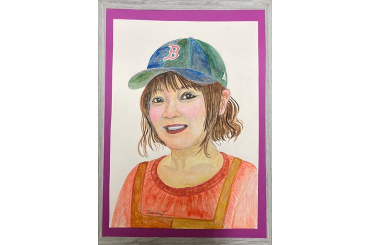 女性　プレゼント　画